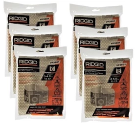 RIDGID 23738 VF3501 C Wet Dry Vac High-Efficiency Dust Bags