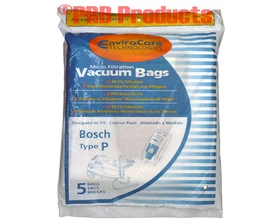 Bosch Type P 462586 Premium Ergomax Megafilt Super Tank Vacuum Bags BBZ52AFP2U