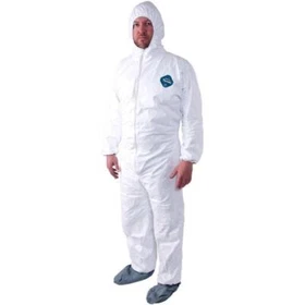LOT Dupont Tyvek TY122S Disposable Coveralls Cleaning Spray Painting Bunny Suits