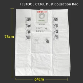 FESTOOL 496187 & 496186 dust collector bag for Vacuum Cleaner CT 26/36 FESTOOL 496187 & 496186 dust collector bag for Vacuum Cleaner CT 26/36