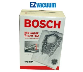 Genuine Bosch Type P MEGAfilt Super TEX Vacuum Cleaner Bags BBZ52AFP2U # 462586 