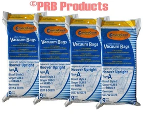 Hoover Style A Allergen Upright Vacuum Cleaner Bags Model Elite Encore Powermax