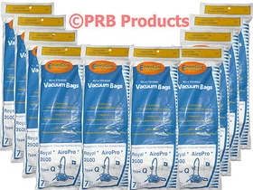 Royal Aire 2000 Type Q Allergy Canister Vacuum Cleaner Bag 3-RY2100-001 & Filter