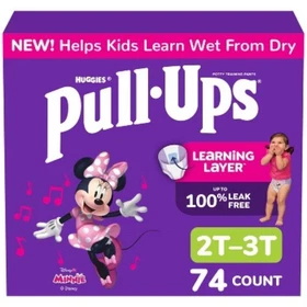 Pull-Ups Girls' Learning Designs Training Pants - (Select Size and Count)
