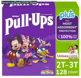 Huggies Pull-Ups Training Pants for Unisex, Sizes: 2T-6T Package Design May Vary