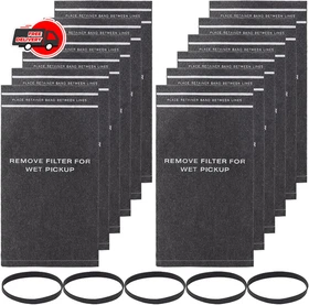 Craftsman Wet/Dry Vac Filter Bags –12 Pack + 4 Bands for 2–2.5 Gal Vacuums 38737 Craftsman Wet/Dry Vac Filter Bags –12 Pack + 4 Bands for 2–2.5 Gal Vacuums 38737