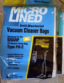 Sharp Vacuum Bags Choose From: