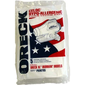 Genuine Oreck XL Hypo-Allergenic Ironman Canister Vacuum Cleaner Bags PKIM765 Genuine Oreck XL Hypo-Allergenic Ironman Canister Vacuum Cleaner Bags PKIM765