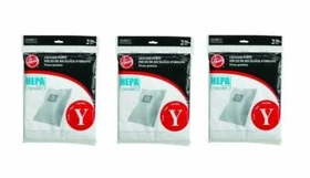 Fits For Hoover Cloth Style Y HEPA Vacuum Bags Type AH10040 Windtunnel & T2 Vac Fits For Hoover Cloth Style Y HEPA Vacuum Bags Type AH10040 Windtunnel & T2 Vac
