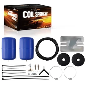 Air Helper Spring Kit 1390lbs + Air Compressor Kit for Toyota Sienna 2004-2020