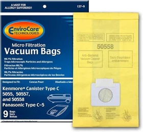 EnviroCare Sears Kenmore 5055 50557 50558 Vacuum Bags Type C & Q Micro Filtratio EnviroCare Sears Kenmore 5055 50557 50558 Vacuum Bags Type C & Q Micro Filtratio