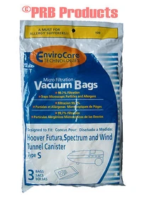 Hoover Type S 4010100S Cannister Allergy Vacuum Cleaner Bags Windtunnel #109 Hoover Type S 4010100S Cannister Allergy Vacuum Cleaner Bags Windtunnel #109