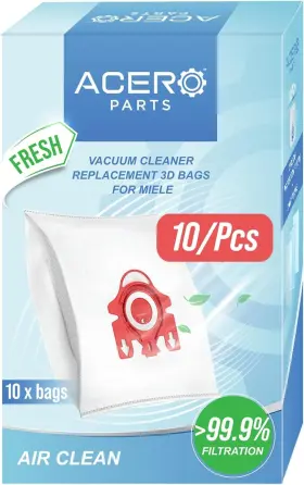 742761151804 ACERO PARTS Airclean Bags Miele Gn Vacuum Total