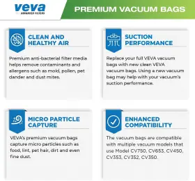 445041565577 ADVANCED FILTERS Pack Supervac Vacuum Bags #3