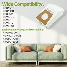 768461582663 ANSOOK Vaccum Cleaner Dust Bags Storage Devil #2
