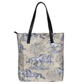 63-LP461-BE AWST Intftl Ftftlilaftft Toile Tote Bag Tassel