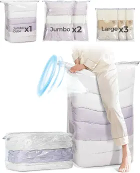 711181158052 BAGSMART Vacuum Seal Storage Bags Clothing Pack