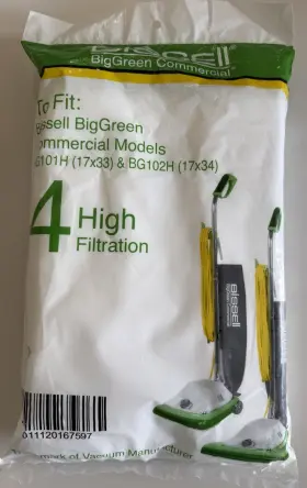 011120167597 BISSELL Biggreen Upright High Filtration Vacuum 011120167597 BISSELL Biggreen Upright High Filtration Vacuum