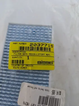 2036608 BISSELL Hepa Filter Media Liftoff #3