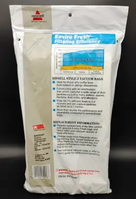 32013 BISSELL Vacuum Cleaner Bags Pack Upright #2