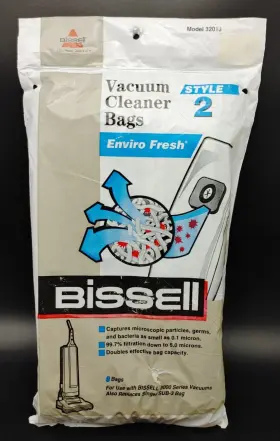 32013 BISSELL Vacuum Cleaner Bags Pack Upright