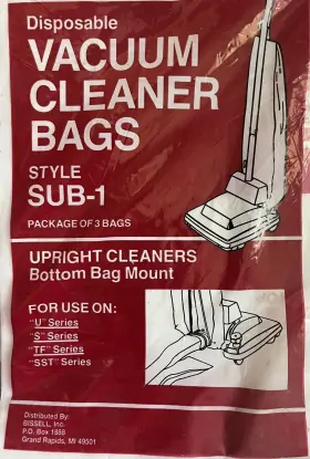 32025 BISSELL Vacuum Cleaner Bags Upright Bottom Tf Sst #3 32025 BISSELL Vacuum Cleaner Bags Upright Bottom Tf Sst #3