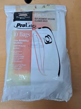 3560 BISSELL Sweeper Bags Pro Lite Upright Micro Filter