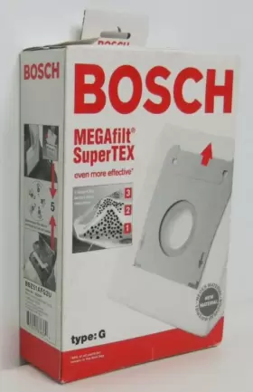462544 BOSCH Vacuum Bags Megafilt Supertex #2 462544 BOSCH Vacuum Bags Megafilt Supertex #2