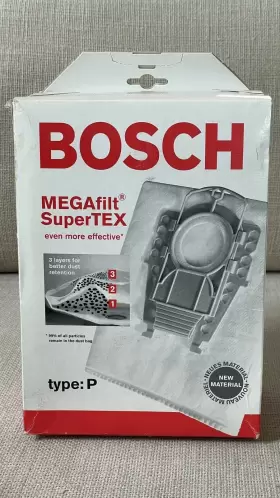 462586 BOSCH Megafilt Supertex Vacuum Bags Microsan Filter 462586 BOSCH Megafilt Supertex Vacuum Bags Microsan Filter