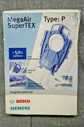 468264 BOSCH Megaair Supertex Vacuum Hoover Dust Bags 468264 BOSCH Megaair Supertex Vacuum Hoover Dust Bags