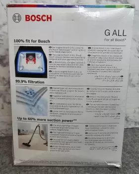 BBZ41FGALL BOSCH Vacuum Cleaner Dust Bags Pack Box #2 BBZ41FGALL BOSCH Vacuum Cleaner Dust Bags Pack Box #2