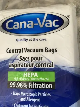 60115HE CANA-VAC Central Vacuum Bags #2