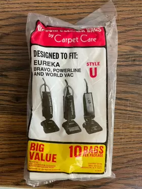 06-38-63 CARPET CARE Vacuum Cleaner Bags Eureka Bravo Vac 06-38-63 CARPET CARE Vacuum Cleaner Bags Eureka Bravo Vac