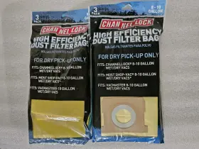 009326326726 CHANNELLOCK High Efficiency Dust Filter Bags