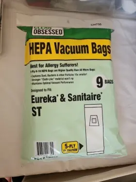 63213B10 CLEAN OBSESSED Eureka Sanitaire Upright Hepa Vacuum
