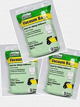 705377258411 CLEAN OBSESSED Canister Hepa Vacuum Bags