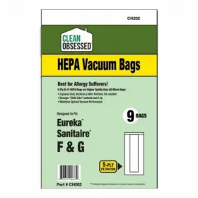 CH202 CLEAN OBSESSED Eureka Sanitaire Vacuum Cleaner Bags