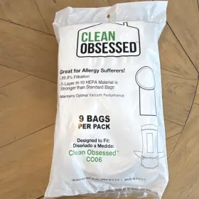 C006 CLEAN OBSESSED Vacuum Cleaner Bags Disposable