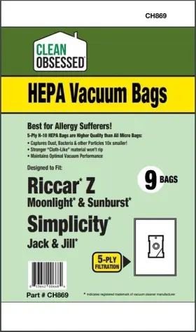 CH869 CLEAN OBSESSED Jack Jill Vacuum Bags Pack