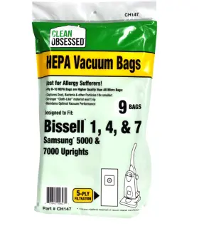 DES-CH147 CLEAN OBSESSED Bissell Samsung Hepa Vacuum Bags