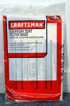 9-17937 CRAFTSMAN Filter Bags 9-17937 CRAFTSMAN Filter Bags