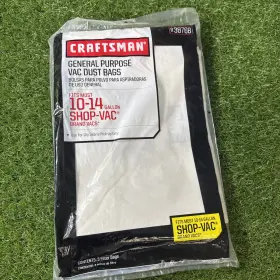 9-38768 CRAFTSMAN Vac Dust Bags Pack 9-38768 CRAFTSMAN Vac Dust Bags Pack