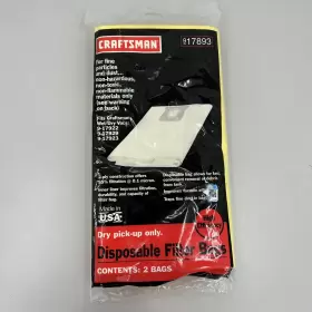 917893 CRAFTSMAN Disposable Filter Bags #2 917893 CRAFTSMAN Disposable Filter Bags #2