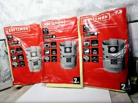 93877 CRAFTSMAN Vac Vacuum Filter Bag Gallon Total #3 93877 CRAFTSMAN Vac Vacuum Filter Bag Gallon Total #3