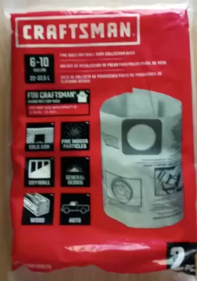 CMXZVBE38768 CRAFTSMAN Vac Dust Bag CMXZVBE38768 CRAFTSMAN Vac Dust Bag