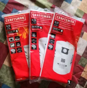 CMXZVBE38769 CRAFTSMAN Vac Debris Bag Dust CMXZVBE38769 CRAFTSMAN Vac Debris Bag Dust