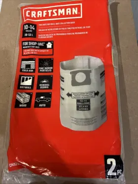 CMXZVBE3877 CRAFTSMAN Dust Vac Bags CMXZVBE3877 CRAFTSMAN Dust Vac Bags