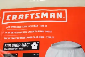 CMXZVBE38770 CRAFTSMAN Filter Bag General Debris #3 CMXZVBE38770 CRAFTSMAN Filter Bag General Debris #3