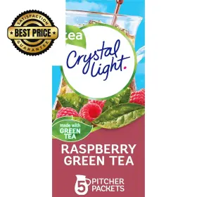 00043000012918 CRYSTAL LIGHT Sugar Raspberry Tea Naturally