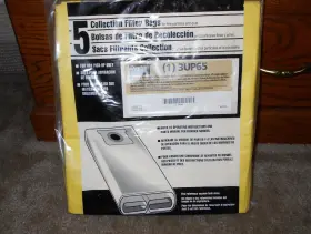3UP65 DAYTON Filter Bags Pack Gallon Tank